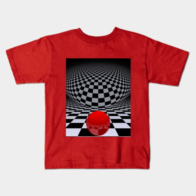 OpArt Balls Kids T-Shirt by issabild